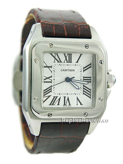 montre homme rectangulare imitation cartier